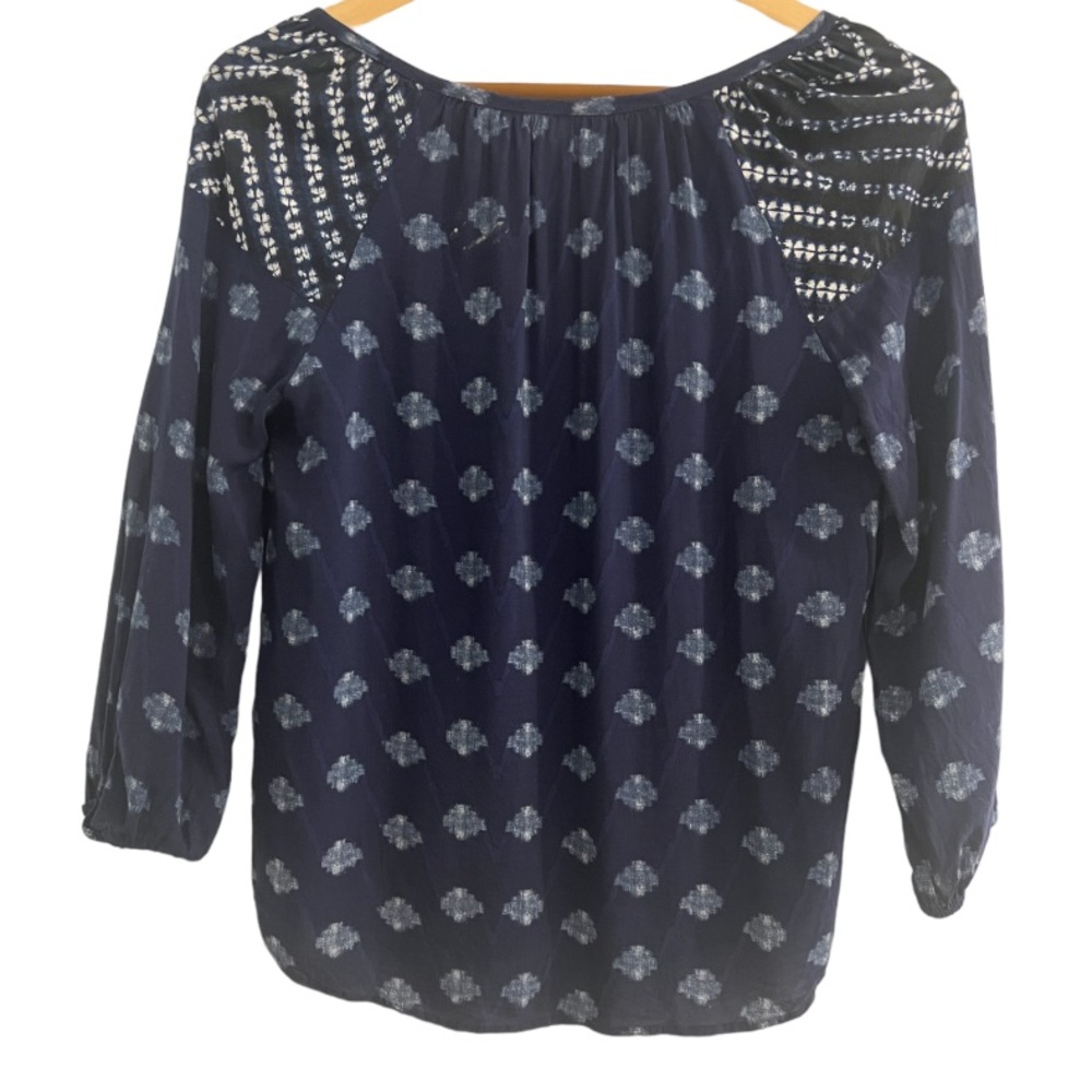 Velvet By Graham & Spencer Indian Challis Top. - Picture 5 of 7